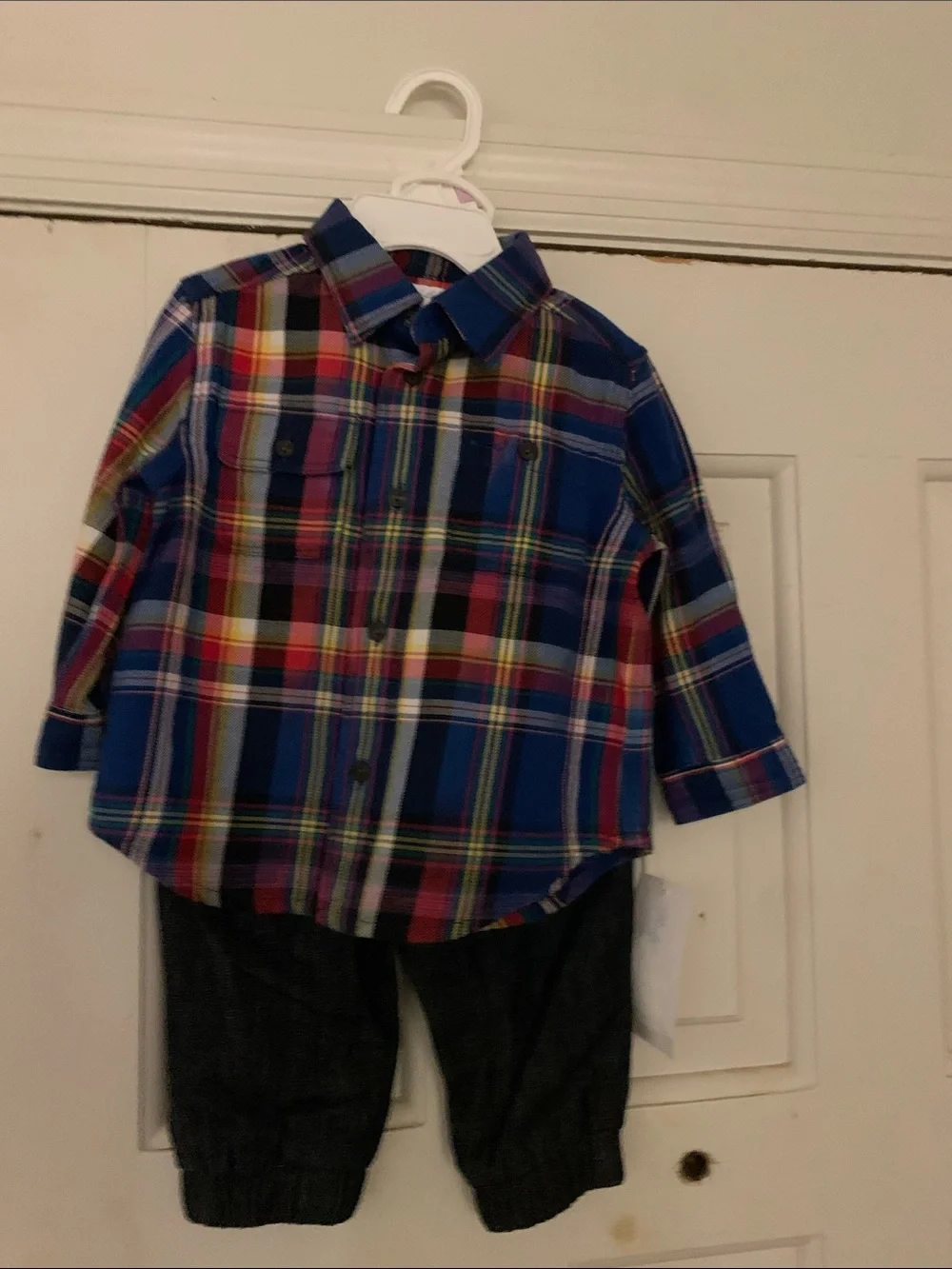 Polo by Ralph Lauren Blue Multicolor Plaid Button-Down Shirt